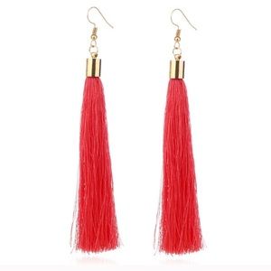 ⬇️NWT Tassel Earrings!  •ORANGE •BOUTIQUE Item!